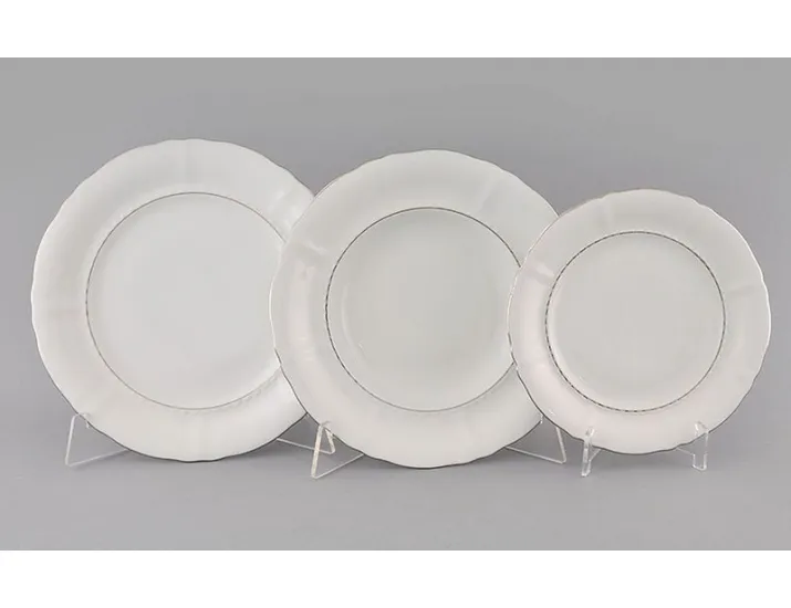 Набор тарелок 18 предметов Leander Соната декор 1138