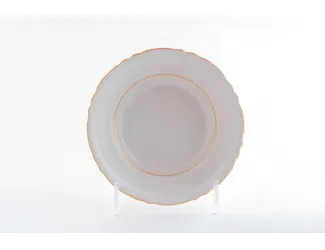 Набор тарелок глубоких 6шт 23см Leander Соната Отводка золото декор 1139