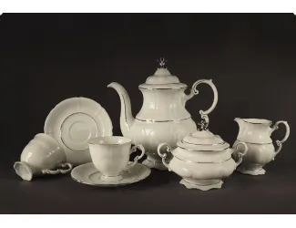 Сервиз кофейный 15 предметов 6 персон 0,15л Leander Соната декор 1138