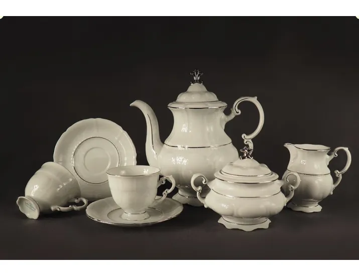 Сервиз кофейный 15 предметов 6 персон 0,15л Leander Соната декор 1138