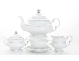 Сервиз чайный 15 предметов 6 персон Leander Соната, декор 1138