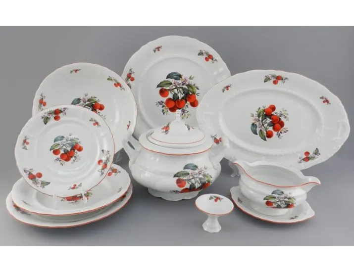 Сервиз столовый 25 предметов 6 персон Leander Соната Вишни 2406