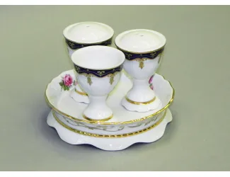 Набор для приправ 4 предмета Leander Соната Мелкие цветы (Кобальт) декор 0440 07162512-0440