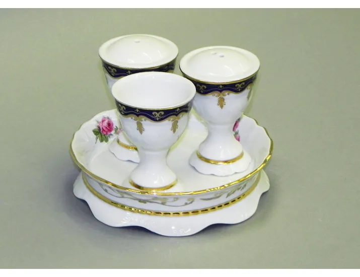 Набор для приправ 4 предмета Leander Соната Мелкие цветы (Кобальт) декор 0440 07162512-0440