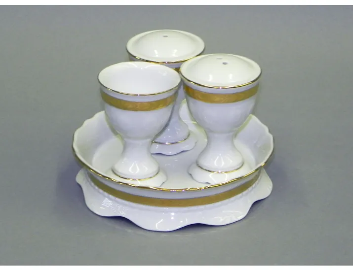 Набор для приправ 4 предмета Leander Соната Золотая лента декор 1239 07162512-1239