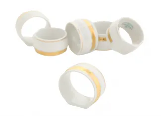 Набор колец для салфеток 6шт Leander Соната Золотая лента декор 1239 07164612-1239