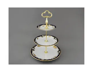 Горка 3 уровня Leander Соната Золотая роза кобальт декор 1457 07196032-1457