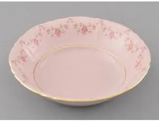 Салатник Leander Соната 23см Розовый фарфор, мелкие цветы 