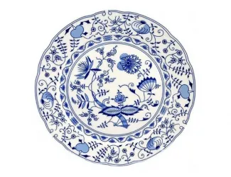 Тарелка для торта 24,5 см Leander Соната Гжель (Луковый рисунок) декор 0055