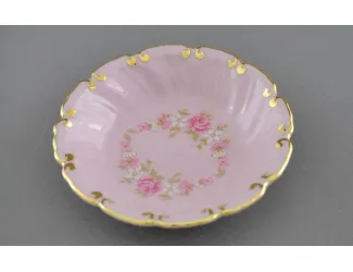Розетка Leander 8см, розовый фарфор Мелкие цветы декор 0158