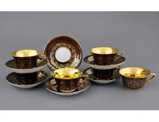 Набор чайных пар 0,15л 6Шт Leander Виндзор