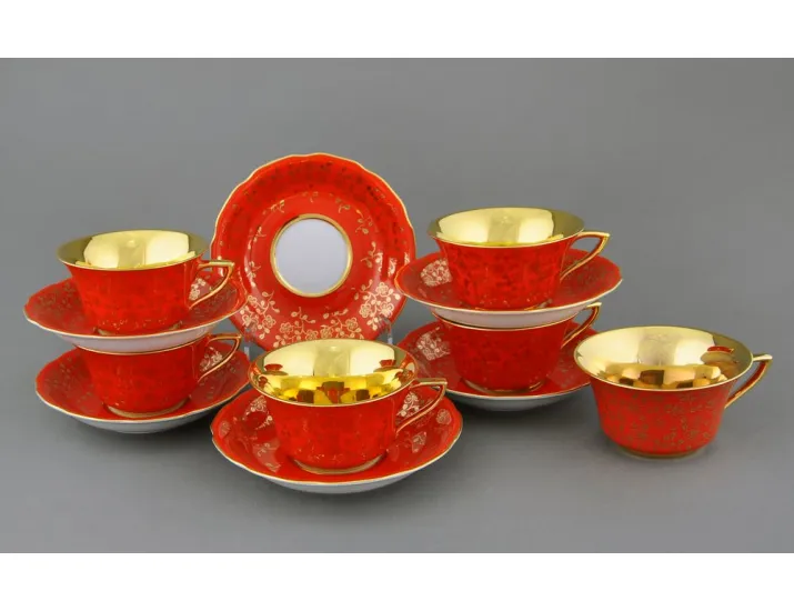 Набор чайных пар  0,15л 6Шт Leander Виндзор