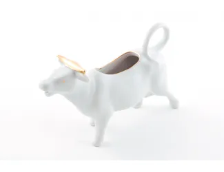 Сливочник-корова 0,07л Leander Соната Отводка золото декор 1139