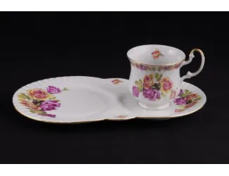 Сервиз чайный для завтрака из 2 предметов Leander Моника Розы