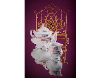 Сервиз чайный Rudolf Kampf Национальные традиции 15 предметов 6 персон фиолетовый 07160725-238Ak