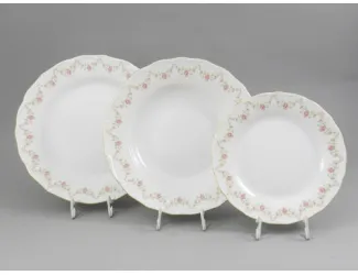 Набор тарелок 18 предметов  Leander Верона Мелкие цветы декор 0158