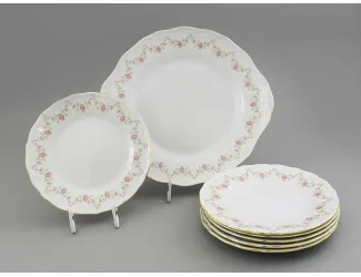 Сервиз для торта 7 предмето  Leander Верона Мелкие цветы декор 0158