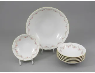 Набор салатников 7 предметов Leander Верона Мелкие цветы декор 0158 67161416-0158