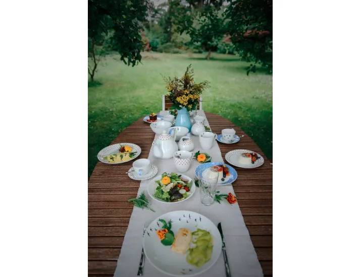 Набор тарелок 12шт Leander BeFree на 4 персоны декор 2826