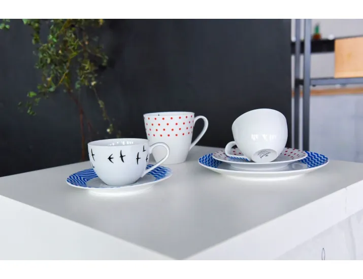 Сервиз Чайный на 4 персоны 11 предметов Leander BeFree декор 2826