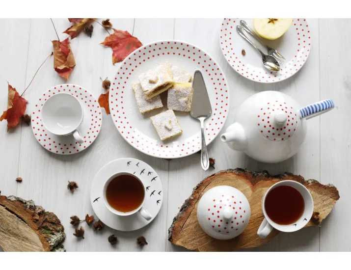 Сервиз Чайный на 4 персоны 11 предметов Leander BeFree декор 2826