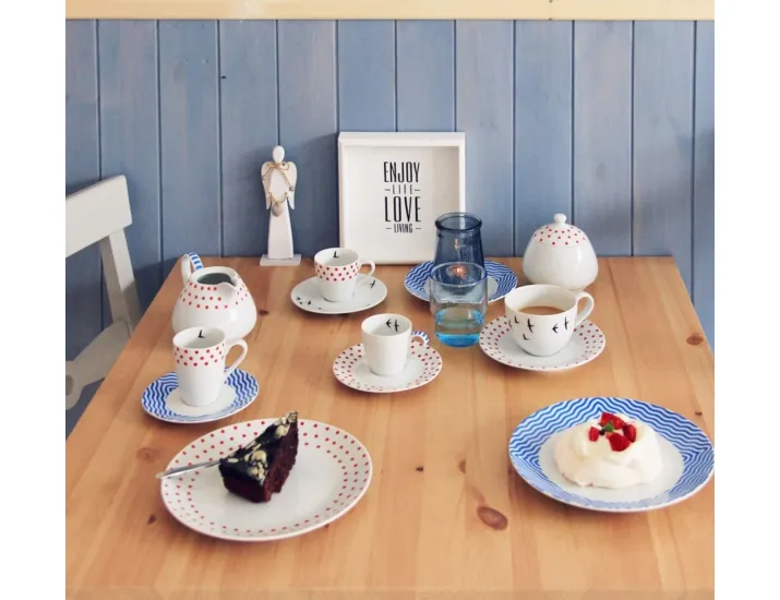 Сервиз Чайный на 4 персоны 11 предметов Leander BeFree декор 2826