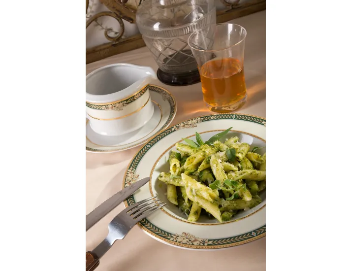 Салатник 26см Leander Сабина Фрукты на зелёной ленте декор 0711 02111418-0711