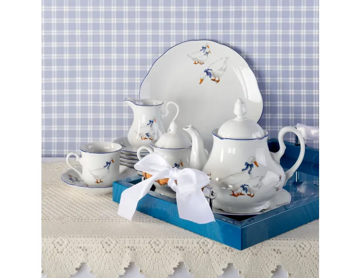 Пепельница 13см Leander Мэри-Энн Гуси декор 0807 03114815-0807