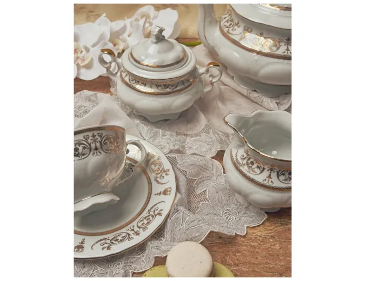 Блюдо для костей Leander Соната  Золотой орнамент декор 1373 07114913-1373