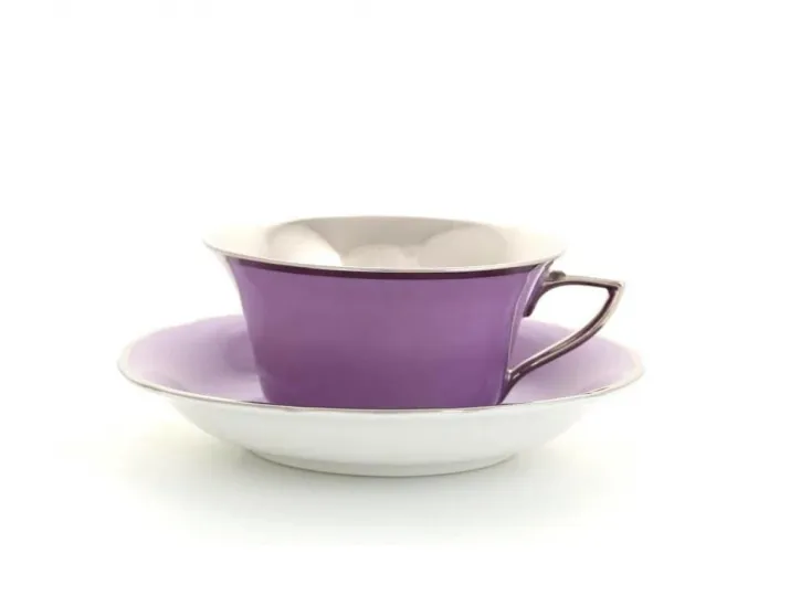 Кофейная пара низкая 100мл Leander Виндзор Сиреневый 13120424-282