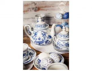 Блюдо овальное 32см Leander Мэри-Энн Гжель(Луковый рисунок) декор 0055 03111512-0055