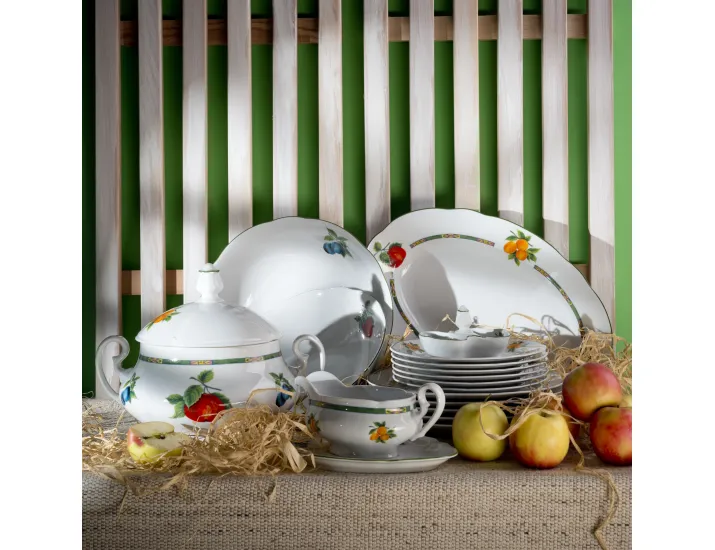 Блюдо овальное 36см Leander Мэри-Энн Фруктовый сад декор 080H 03111513-080H