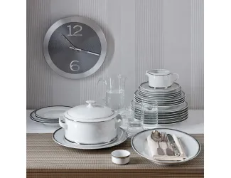 Блюдо овальное 32см Leander Сабина Отводка платина, декор 0011 02111525-0011