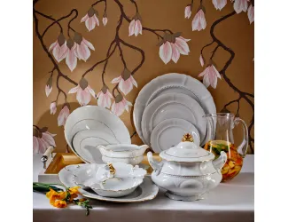 Блюдо овальное 39см Leander Соната Отводка золото декор 1139 07111515-1139