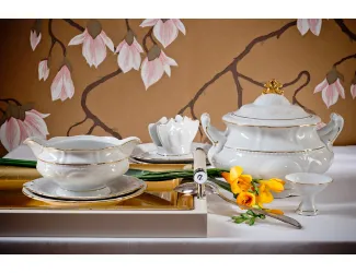 Блюдо овальное 55,5см Leander Соната Отводка золото декор 1139 07111518-1139