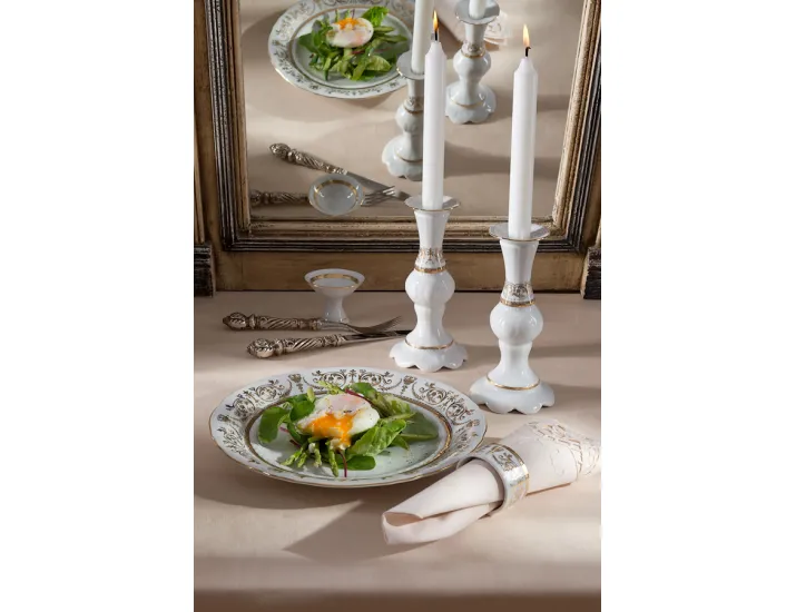 Блюдо круглое мелкое 32см Leander Соната Золотой орнамент декор 1373 07111315-1373