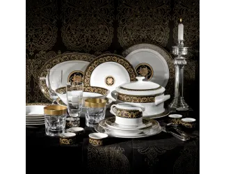 Блюдо овальное 32см Leander Сабина Версаче декор 172B 02111523-172B