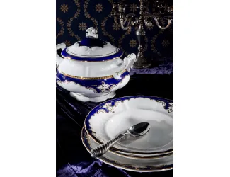 Емкость для меда и джема 0,05л Leander Соната Кобальтовый орнамент декор 1357 07114912-1357