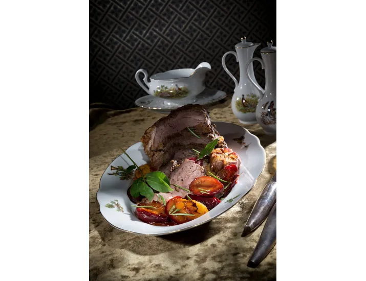 Блюдо овальное 36см Leander Мэри-Энн Охота декор 0363 03111513-0363