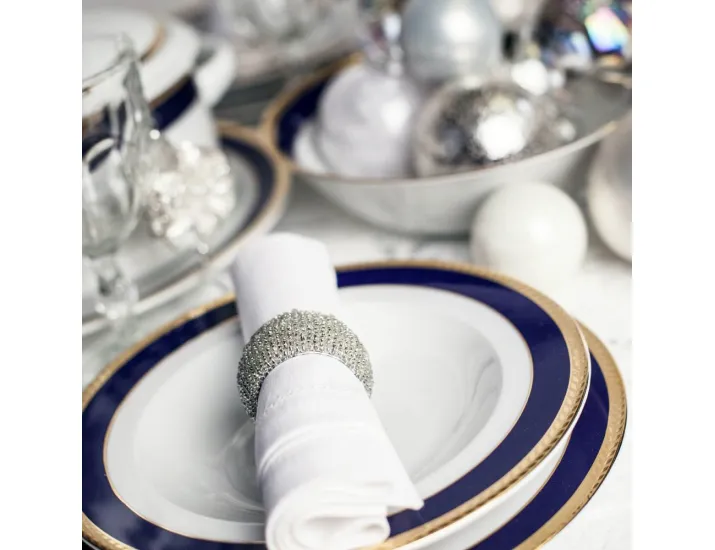 Набор для специй 4 предмета Leander Сабина Кобальтовая лента декор 0767 02162512-0767