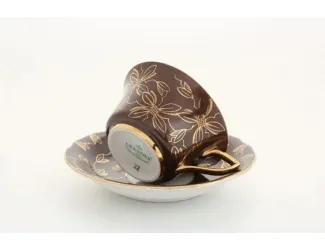 Кофейная пара низкая 100мл Leander Виндзор шоколад 13120424-E411