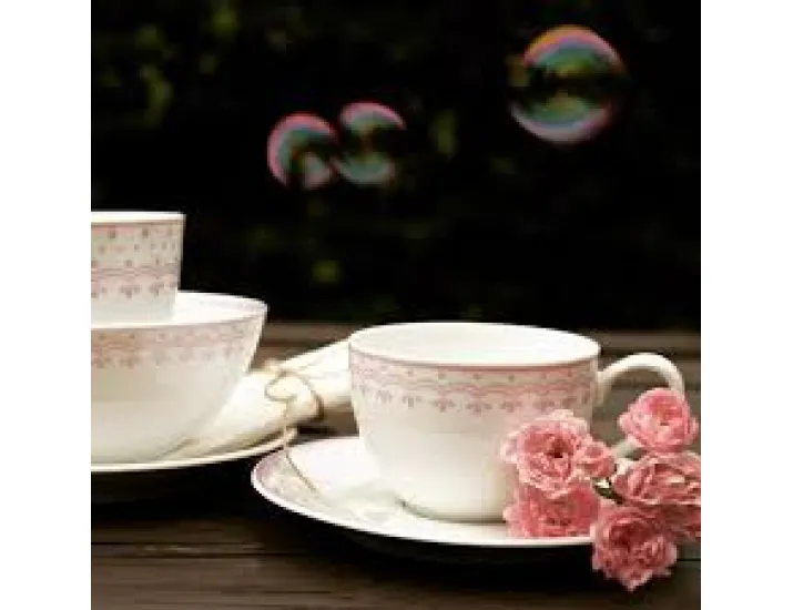 Чайный сервиз на 4 персоны 11 предметов Leander Hyggelyne розовый 71160717-327A