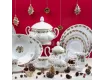 Сервиз столовый на 6 персон 24 предмета Leander Мэри-Энн Новогодняя коллекция Шишки 2571