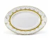 Блюдо овальное 36см Leander Соната Золотая чешуя декор 2517 07111513-2517