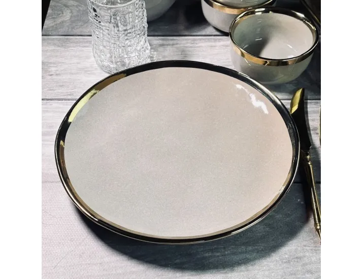 Набор из 6 тарелок 27см Lenardi Stone 102-128