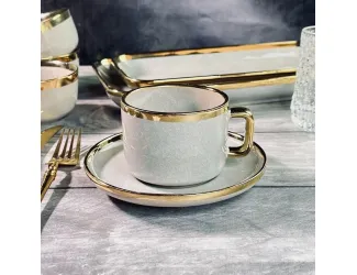 Чайный набор 12предметов 280 мл Lenardi Stone 102-132