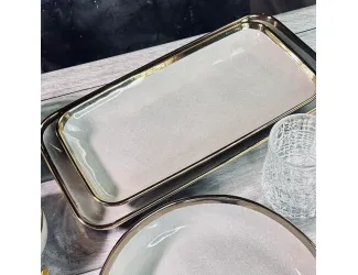 Набор из 2 прямоугольных блюд 35,5см Lenardi Stone 102-135