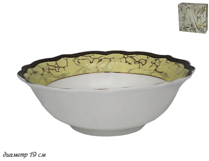 Салатник 19см Lenardi Мрамор 105-665