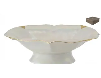 Фруктовница на ножке 38см Lenardi Перламутр 105-730