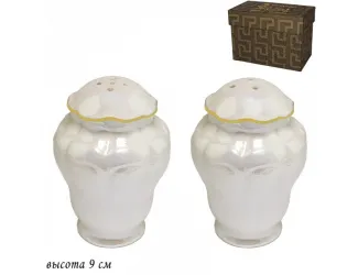 Набор для специй 2 предмета Lenardi Перламутр белый 105-741